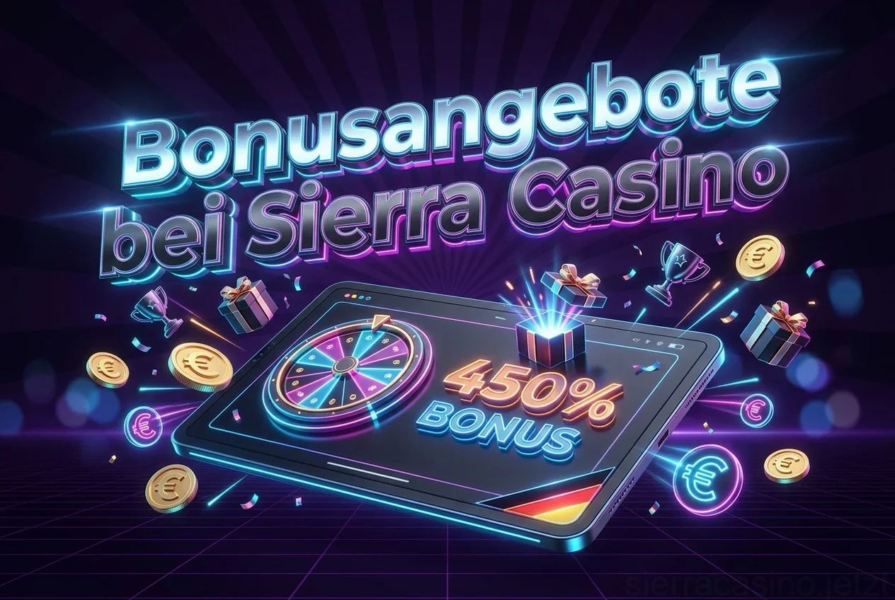 Bonusangebote bei Sierra Casino