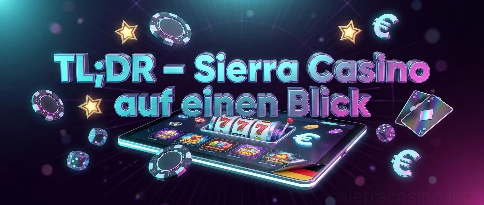 TL;DR – Sierra Casino auf einen Blick